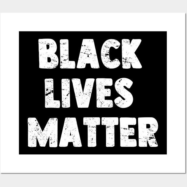 Black Lives Matter - Political Protest - Black Pride Wall Art by barranshirts